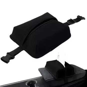 Fashion Tissue Holder For Car Tissue Case Holder Backseat Napkin Dispenser Car Sun Visor Napkin Holder Elegant Napkin Tissue Dispenser серый