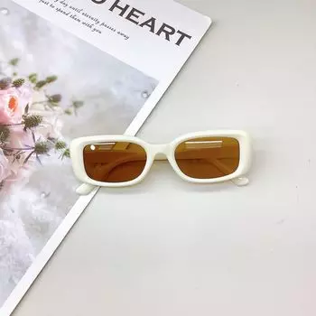 Fashion Travel Sunscreen Uv Protection Children S Sunglasses Box Cute Girls Sunglasses Eye Protection Boys Glasses Tide бежевый