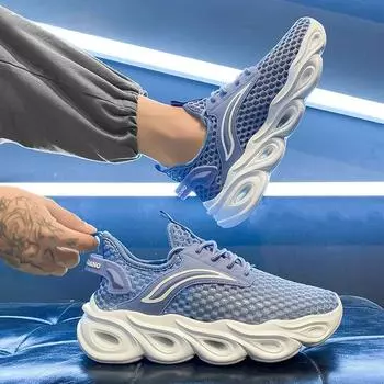 Fashion Trend 2024 Man Casual Sneaker Summer Breathable Shoes For Men Jogging 2024 New Arrivals Walking Jump Tourist Designer Cheap 38