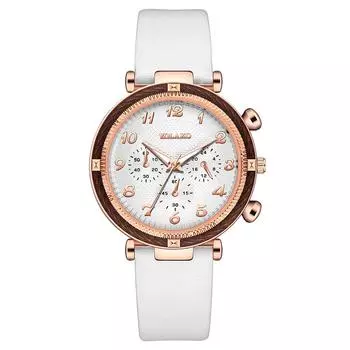 Модный тренд Цифровые три глаза женские часы женские часы ремень женские часы синий