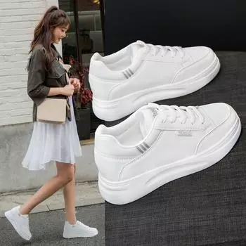 Fashion Trend Womens Flats Shoes Autumn Winter Warm Comfortable Leisure Sports Shoes Ladies Small Shoe Street Walking Shoe Mujer 34 серый