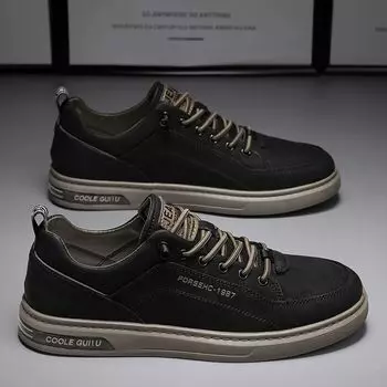 Fashion Trendy and Versatile Low-Top White Shoes for Men, Casual Sneakers, Traf Shoes, New, Summer 39 белый