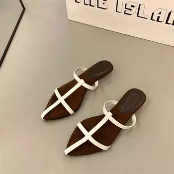 Fashion trendy slope heel cool slippers shoes women s shoes summer gold sandals high heels 35