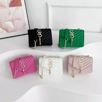 Fashion Twill Stitch Single Shoulder Crossbody Bag New Fashionable Simple Fashionable Handbag Women s Fashion Trendy Bag