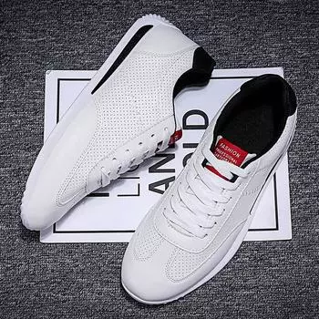 Fashion VANDOWEN White Vulcanized Sneakers Men 2024 Couple Sport Walking Sneakers Men Casual Shoes Men Breathable Canvas Shoes Spring 6.5 красный
