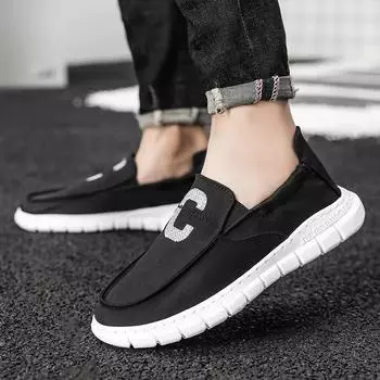 Fashion Vulcanize Shoes For Men Breathable Sneakers Man Canvas Comfortable Low Price Trends 2024 Cheap Clearance Korean Style Trend 39