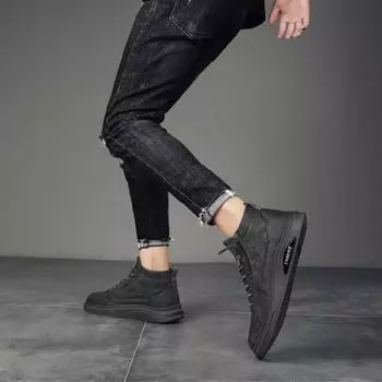 Fashion Waterproof Leather Man Shoes Casual Spring Autumn Non Slip Y2k In Promotion High Quality Boots for Men Fashion Low Price Size 45 39