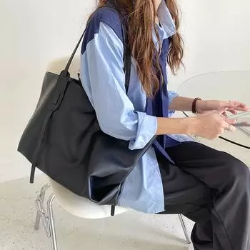 Модные водонепроницаемые кожаные женские сумки через плечо, универсальные женские сумки-тоут большой вместимости, высококачественные сумки для