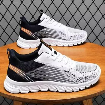 Fashion WHOHOLL Brand Lightweight Running Shoes for Men 2024 Men s Designer Mesh Casual Sneakers Lace-Up Male Outdoor Sports Tennis Shoe 39