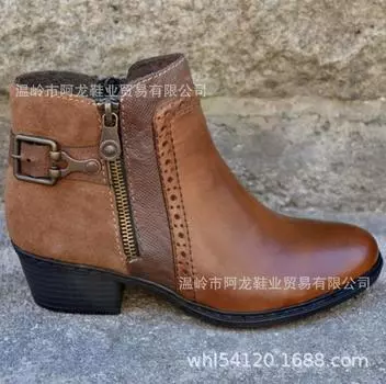 Модные зимние кожаные женские сапоги осенние ретро-ботинки ботильоны на платформе женские резиновые сапоги женская обувь Zapatos De Mujer896 35 красный