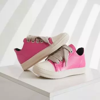 Fashion Woman Designer Shoes Casual Board Shoe Platform Sneakers for Women Lace-up Leisure Vulcanized Shoes 35 красный