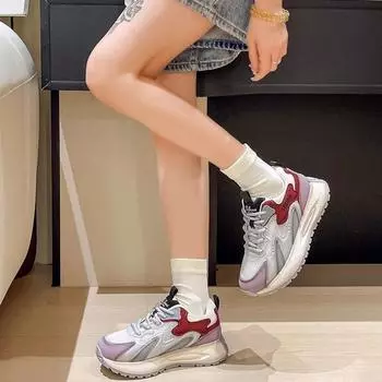 Модная женская обувь, легкие спортивные сетчатые дышащие кроссовки, спортивная обувь для женщин, оригинальные новые поступления 2024 года, модные тенденции 35