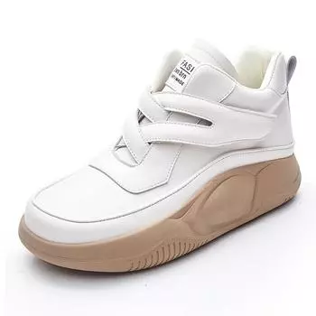 Fashion Women 2024 New Genuine Leather Boots Retro Fashion Flats High-top Woman Shoes Thick Sole Comfortable Ankle Boots Girls 35