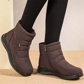 fashion Women Boots 2024 Winter Shoes For Women Ankle Boots Waterproof Snow Boots Black Short Winter Botas Mujer Casual Botines Female 36 красный