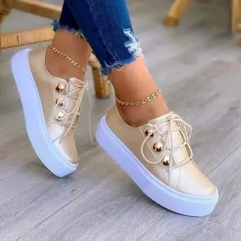 Fashion Women Casual Shoes White Sneakers Women Fashion Spring Summer Sneakers Women Platform Vulcanize Shoes Zapatillas Mujer 35 чёрный