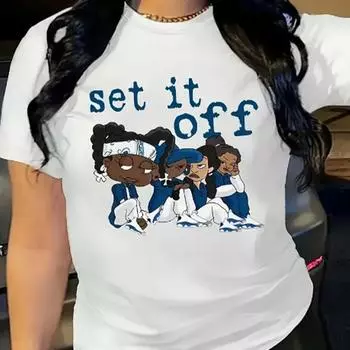 Fashion Women Cool Street Dance Girl Print T Shirt Funny Casual O-neck Short Sleeves T-shirt Summer Female Tee Shirt XS розовый