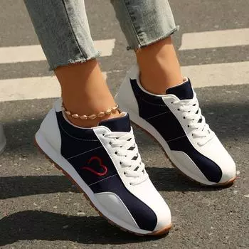 Fashion Women Designer Sneakers Round Head Deep Mouth Light Sneakers Versatile Breathable Cross Casual shoes plus size Zapatos De Mujer 36 белый