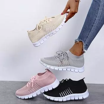 Fashion Women Flat Slip on White Shoes Woman Lightweight White Sneakers Summer Autumn Casual Chaussures Femme Basket Flats Shoes 35 розовый