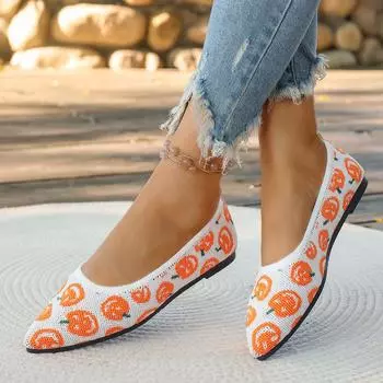Fashion Women Flats 2024 New Spring Autumn Fashion Walking Pointed Top Loafers Shoes Shallow Comfortable Lolita Shoes Sneakers Plus Size 36 бежевый