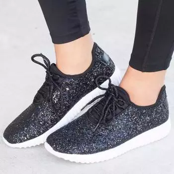 Fashion Women Flats Bling Sliver Glod Women Sneakers 2019 New Basket Chaussures Femme Plus Size Flat Women Casual Shoes rgt5 4 серебряный