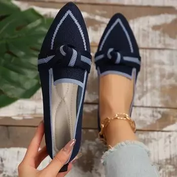 fashion Women Flats New Summer Outdoor Breathable Comfortable Solid Color Shoes Casual Pointed Toe Walking Loafers Sneakers Women 36 бежевый