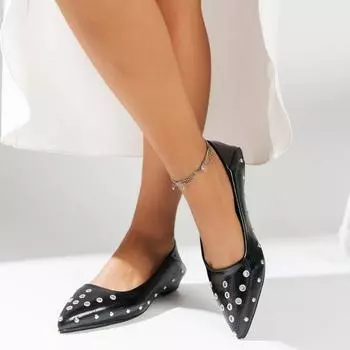 Fashion Women Flats Shoes 2024 New Fashion Casual Shallow Mouth Flats Loafers Comfortable Lightweight Sneakers Women Shoes for Women 35 чёрный