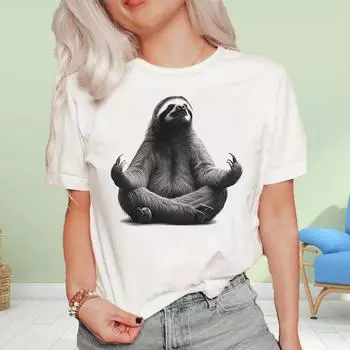 Модная женская футболка FoxPrint, забавная повседневная футболка с круглым вырезом и короткими рукавами, летняя женская футболка XS белый