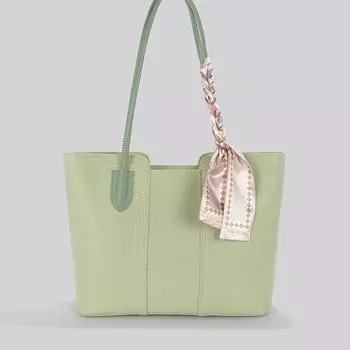 Модные женские сумки на одно плечо во французском стиле, высококачественная текстура, большая вместительная сумка-тоут, женская новая однотонная сумка на молнии