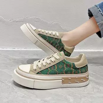 Модные женские повседневные дизайнерские парусиновые туфли удобные прогулочные туфли на плоской подошве кроссовки спортивная обувь женские высококачественные туфли Chaussures Femme 35 бежевый