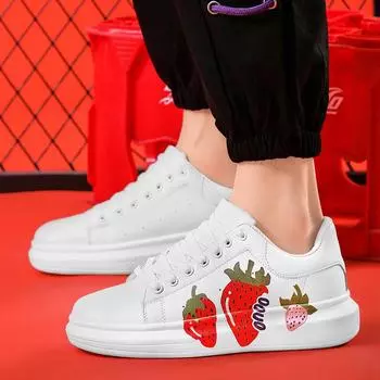 Модные женские и мужские белые дизайнерские вулканизированные туфли на толстой повседневные женские кроссовки на платформе для девочек и мальчиков, теннисные туфли для женщин и мужчин 35