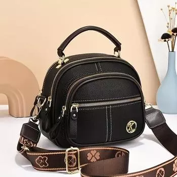 Fashion Women s Bag Multi Pocket Casual Small Handbag Shoulder Crossbody Bag Layered Design Adjustable Shoulder Strap