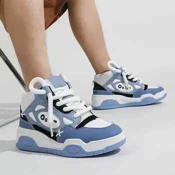 Fashion Women s Chunky Sneakers Women 2024 Autumn Casual Breathable Casual Sport Shoes Vulcanization Shoes Couples New Platform Sneakers 39 (Male)