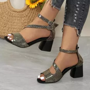 Fashion Women s Sandals Latin Dance New Shoes Dance Women s High Heels Sandals Party Performance Women s High Heels Black Gold PU 36 золотой