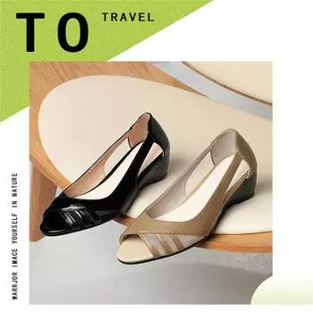 fashion Women s Sandals Retro Fish Mouth Roman Hollow Wedge Breathable Sandals Platform Dance Office Mom Shoes 2024 Fashion Summer 35(Foot 22.5cm)