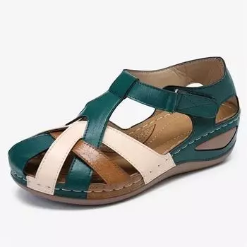 fashion Women s Sandals Summer Roman Ladies Sandals Fashion Platform Shoes Women Outdoor Female Woman Women Beach Shoes Plus Size 35 синий