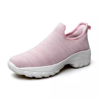 Fashion Women s shoes soft sole lightweight comfortable fashion casual sports shoes large size mother walking fitness casual shoes 35
