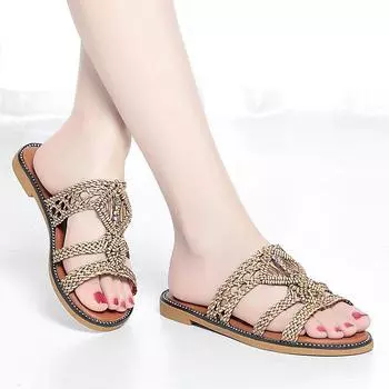 Fashion Women s Slippers And Ladies Sandals Flip Flops Slides Flat Outside Roman Shoes New Fashion Pvc Premium But Cheap Style Eva 35