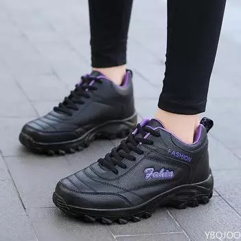 Fashion Women s soft soled shoes Autumn Winter Comfort Sneakers Casual Non Slip Sneakers Light comfort mother s shoes Zapatillas Mujer 35 красный