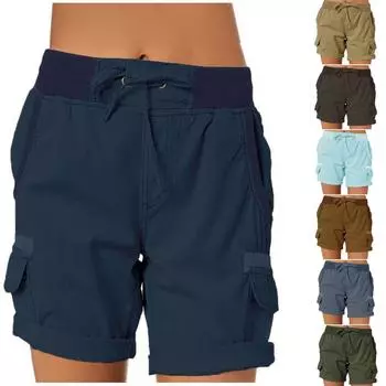 Fashion Women s Sports Pants With Pocket Solid Linen Pants Casual Pants XL