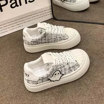 Fashion Women s Vulcanize Shoes Designer Striped Patchwork Breathable Fashion Soft Lightweight Skateboard Sneakers Summer Shoe Trends 35 бежевый