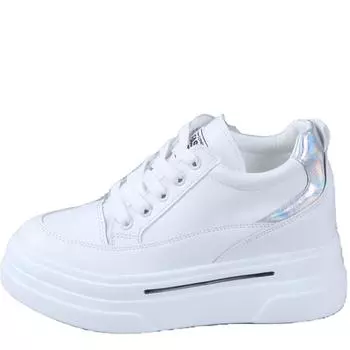 fashion Women Shoes 2024 New Chunky Sneakers for Women Vulcanize Shoes Casual Fashion Platform Sneakers White 8CM 34