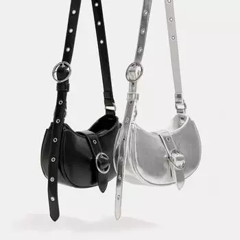 Модная женская сумка через плечо, дизайнерская сумка через подмышку, плиссированная сумка-седло, однотонная сумка-мессенджер, кошелек, сумки-хобо