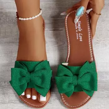 Модные женские тапочки 2024 года, новые летние модные сандалии, обувь для женщин, повседневные пляжные тапочки на плоской подошве, роскошные шлепанцы для женщин, Zapatos De Mujer 36 чёрный