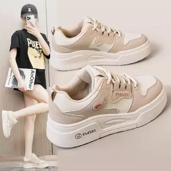 Fashion Women Small White Shoes Spring Autumn New Increase Comfortable Sneakers Female Vulcanized Shoe Student Board Shoes Mujer 35 чёрный