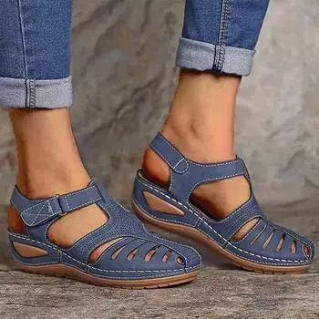 fashion Women Summer Shoes Beach Sandals Ladies Breathable Women Shoe Wedge Sandals Woman Outdoor Female Footwear Women Sandals On Offer 35 розовый