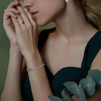 Fashion zircon bracelet with adjustable opening ladies bracelet wedding party gift