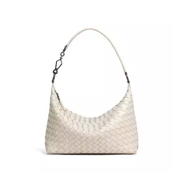 Fashionable and Niche Underarm Woven Women s Bag, Casual Solid-color Handbag, Trendy Single-shoulder Crossbody Lunch Box Bag