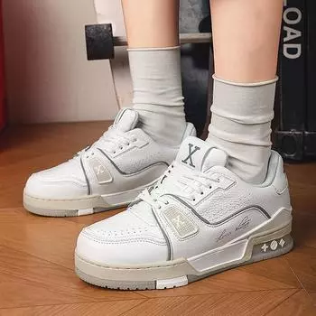 Модные и универсальные кроссовки: Удобная повседневная спортивная обувь с мягкой подошвой 36