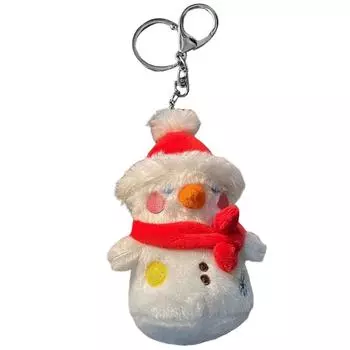 Fashionable Christmas Tree Sturdy Plush Toy Ornament Keychain Soft and Lovely for Festival Atmospheres Decoration