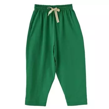 Fashionable Cotton Tapered Casual Ankle-Length Pants BV Green S